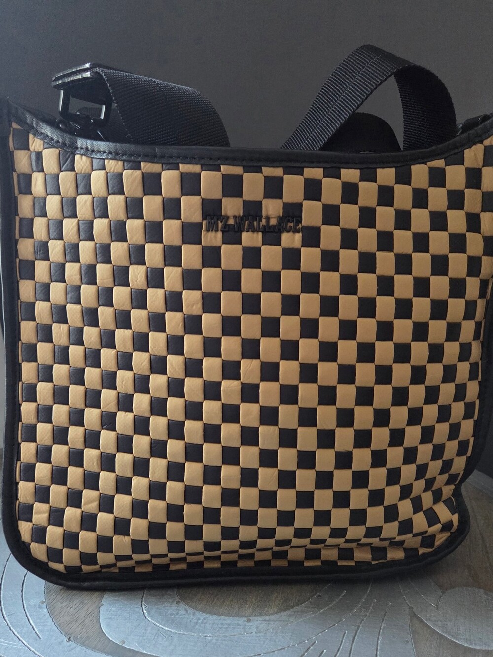 MZ Wallace Woven Box Crossbody  Bag